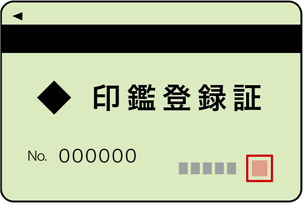 印鑑登録証